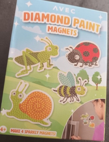 Diamond paint magnets