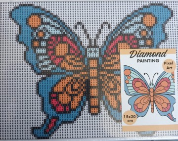Diamond paint vlinder