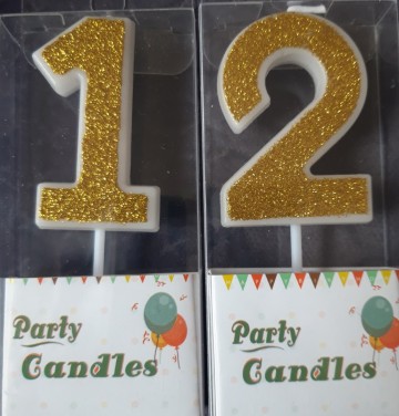 Goud glitter bouwhuis 12