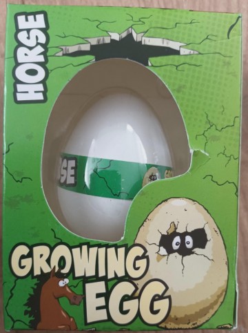 Growing egg horse 0