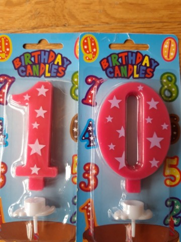 Nummer 10 action roze 0