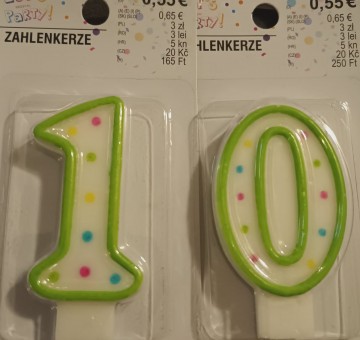 Nummer 10 l groen lets party