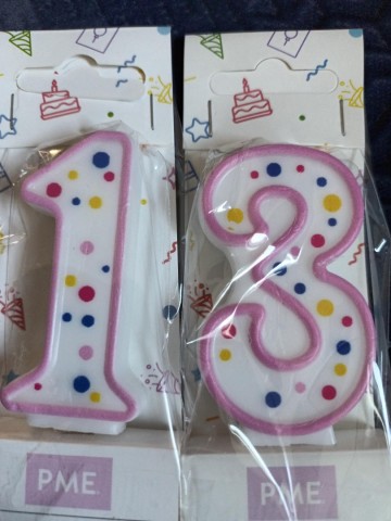 Nummer 13 roze pme 2