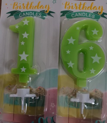 Nummer 16 action groen