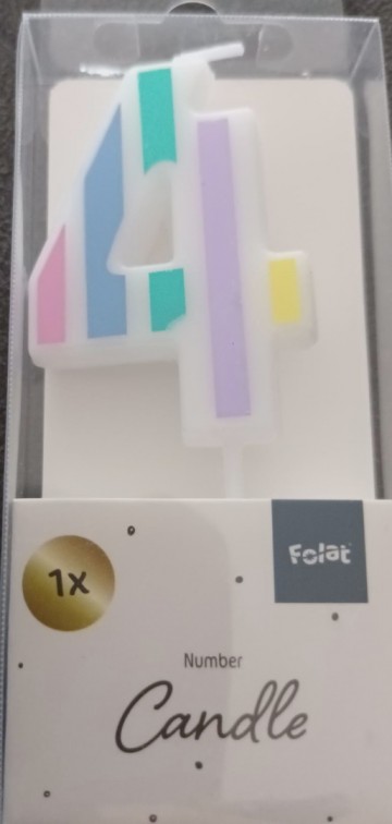 Nummer 4 regenboog folat