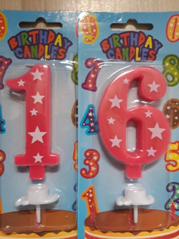 Nummer 6 roze action