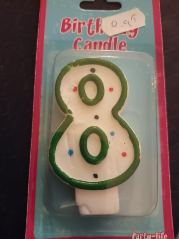 Nummer 8 groen funny fashion 0