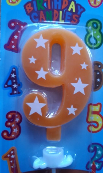 Nummer 9 oranje action