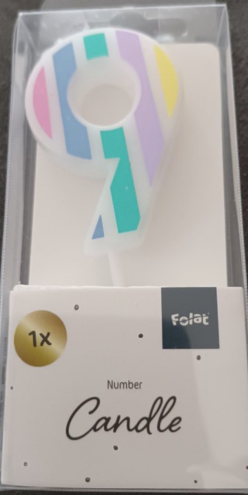 Nummer 9 regenboog folat