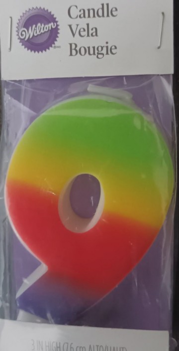 Nummer 9 regenboog wilton