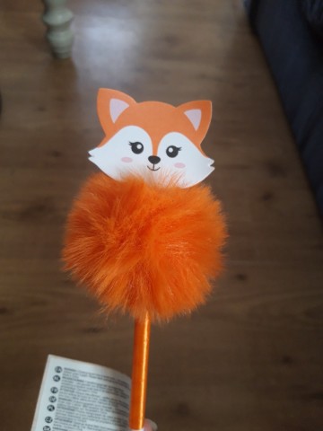 Pen pompom dier vos 0