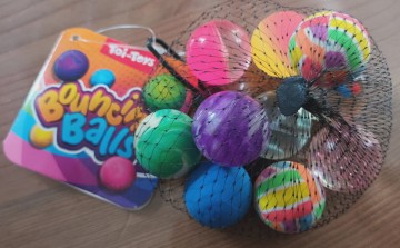 Stuiterballen in zakje